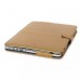 MacBook Pro 15.4" A1286 - Smart Holster PU Leather Case Cover Bag Sleeve Protective Notebook Cover Case - Vintage Gold